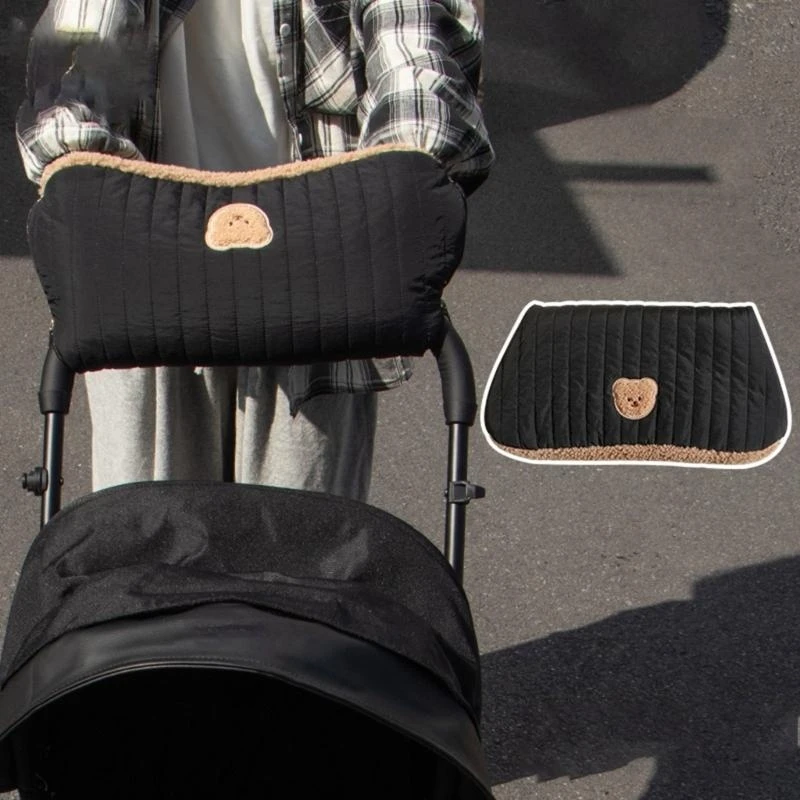 

Winter Strollers Warm Gloves Soft Handmuffs with Thick Fleece Lining Wear Resist 425F