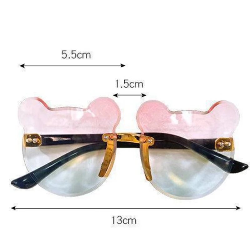 New Popular Children's Cat Ear Sunshade Sunglasses Children's Trendy Fashion Anti-UV Sunglasses