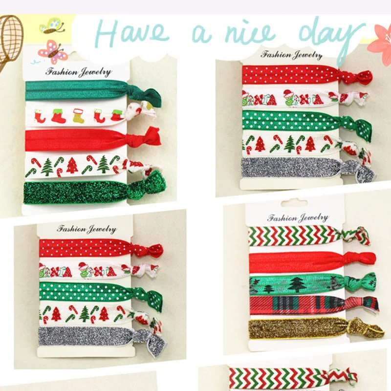 5Pcs Festive Hair E… - image