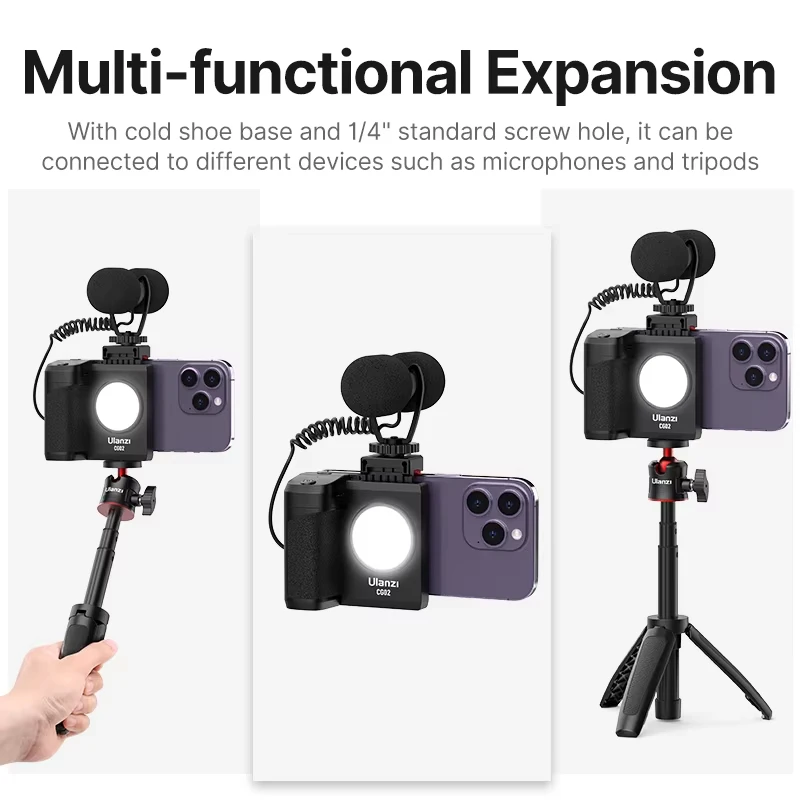 Bluetooth cell phone camera assistant fill light wireless remote control handheld shooting stabilizer photo assist photography h