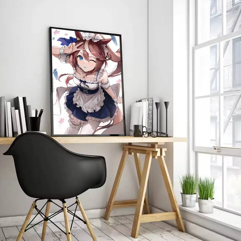 شعبية الساخن أوما موسومي جميلة ديربي أنيمي الألعاب المشارك لغرفة المعيشة قماش اللوحة طباعة المشارك الفن ديكور جدران المنزل هدية
