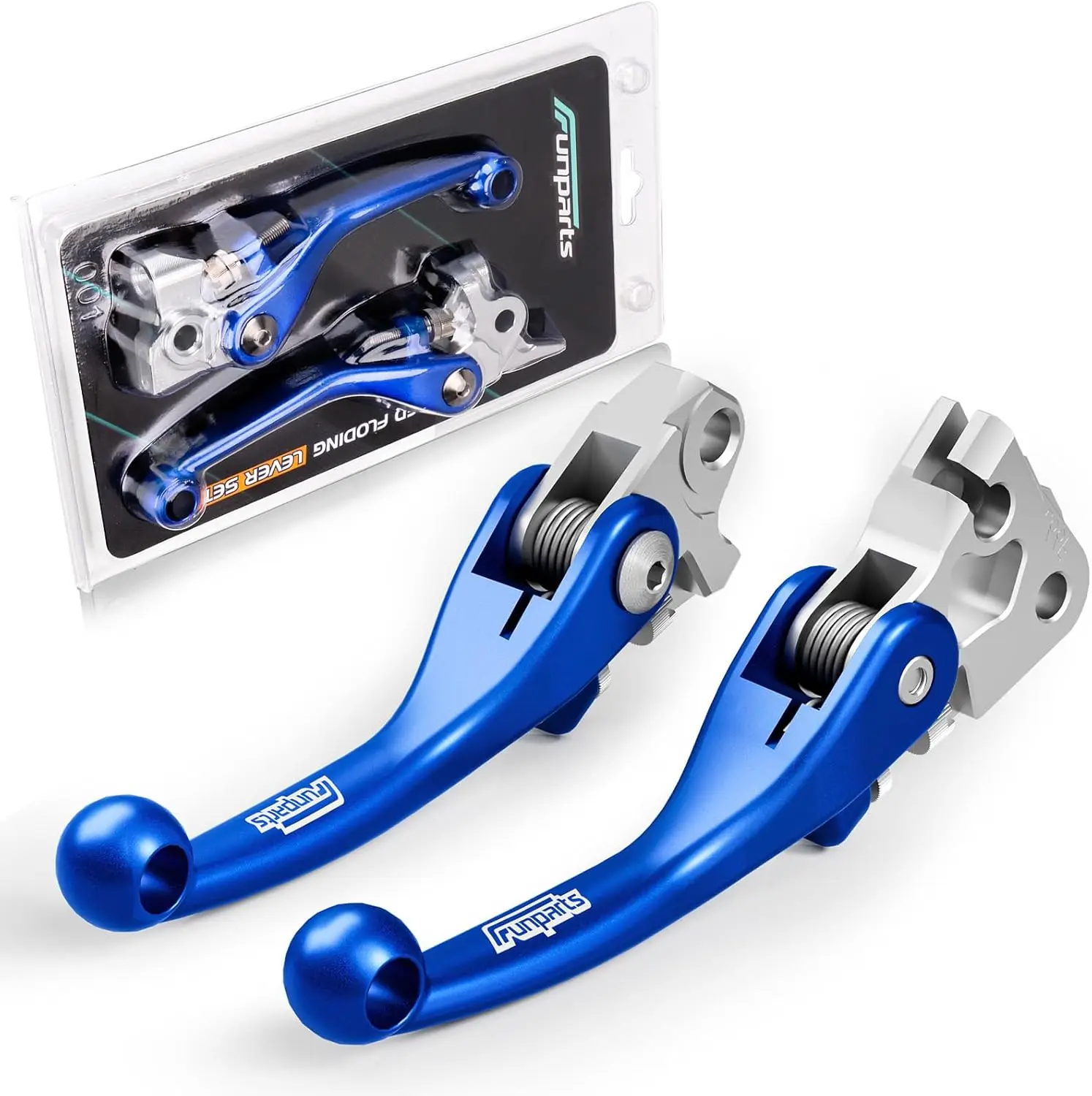

Blue Adjustable Titanium Alloy Dirt Bike Brake Clutch Lever Set for YZ125 YZ250 YZ450 09-23