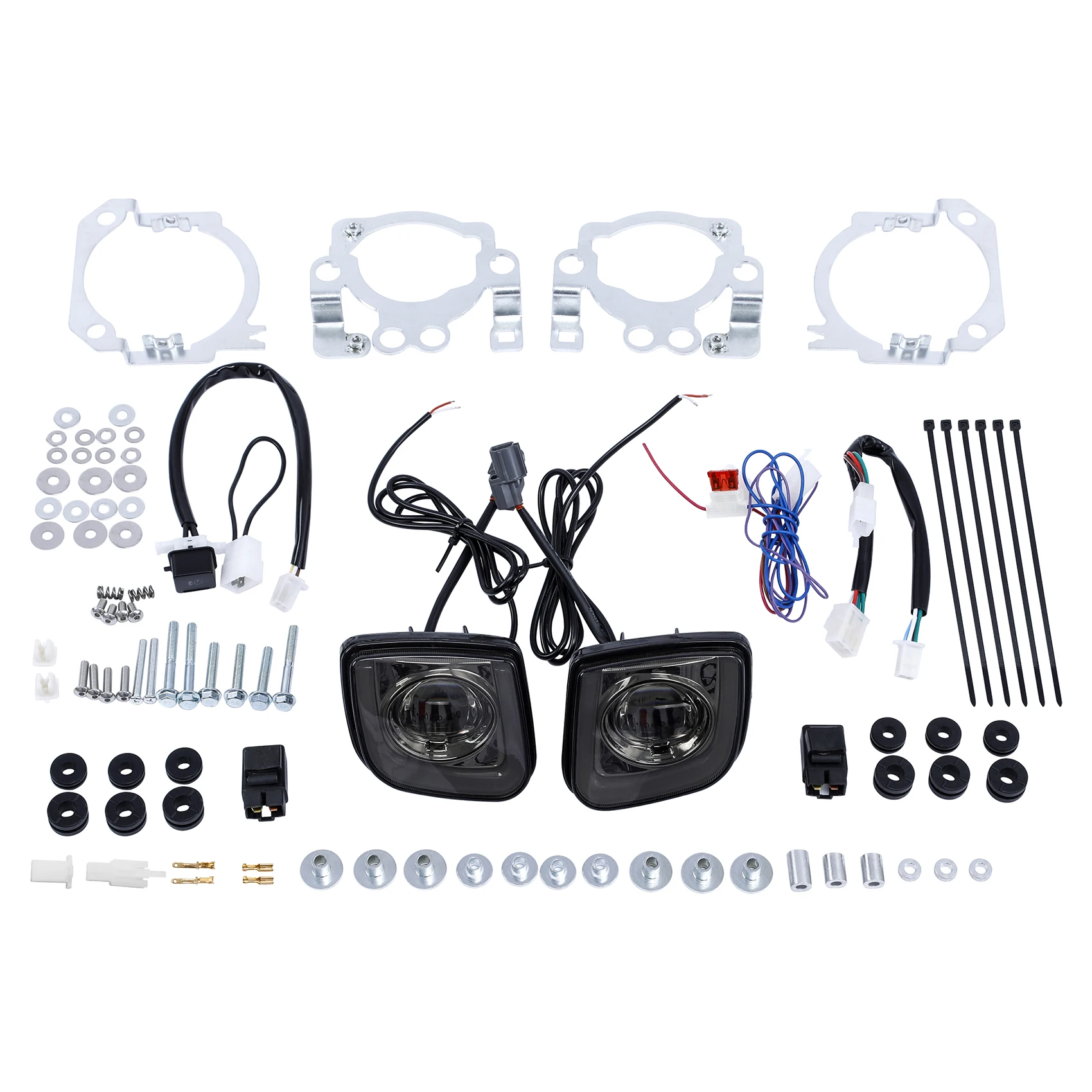 Rectangular LED Fog Light Kit Fit For Honda GoldWing GL1800 2012-2017 F6B 2013-2017 Motorcycle Turn Signal Driving Light
