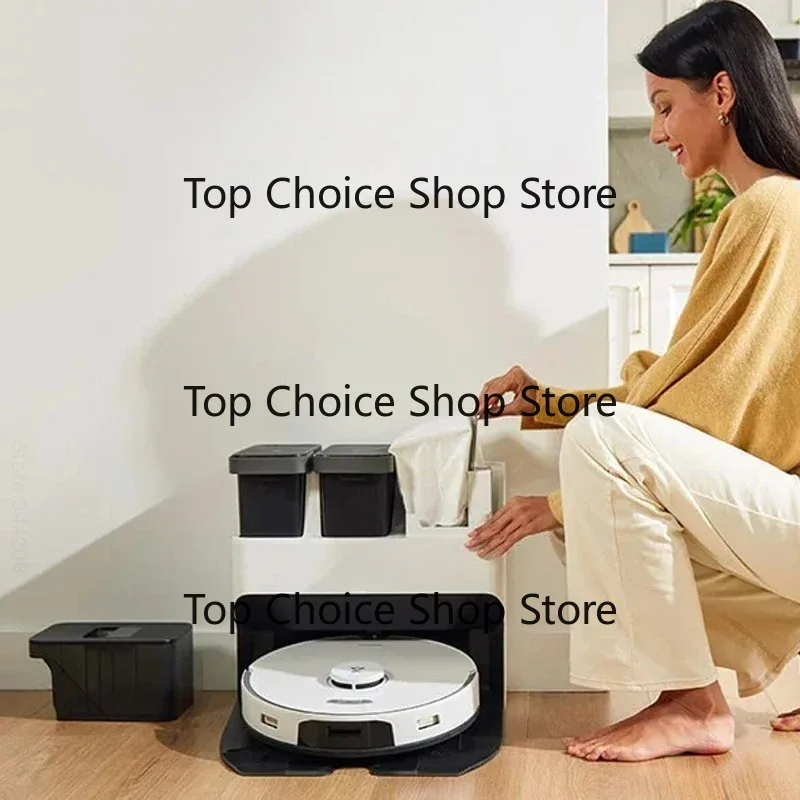 S7 Pro Ultra Rob-ot Vacuum Cleaner with Auto Empty Wash Fill Dock 5100Pa Suction Power LDS Navigation Sonic Mopping