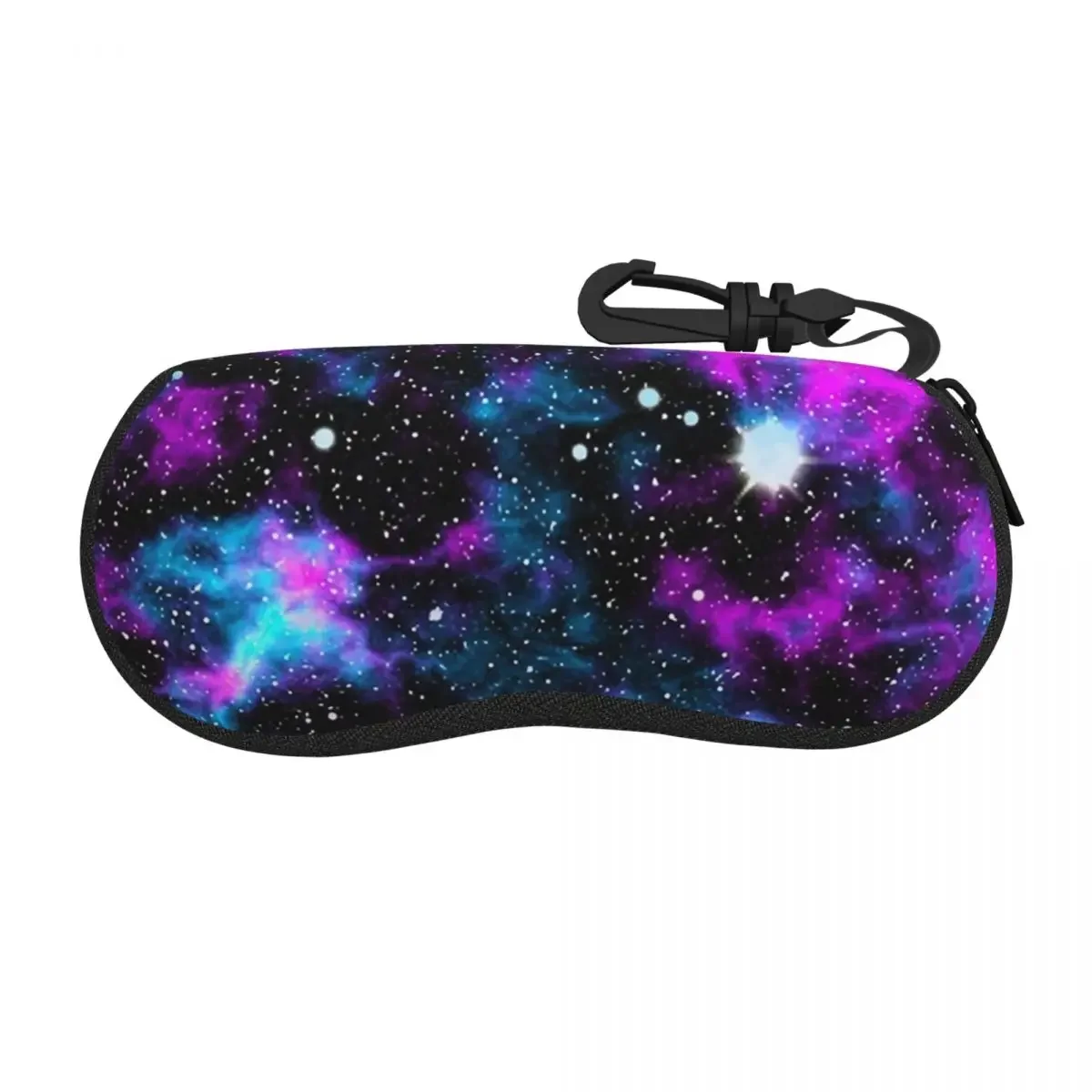 

Purple And Blue Galaxy Shell Glasses Case Protective Sunglasses Box Women Men Soft Eyeglass Bag Pouch