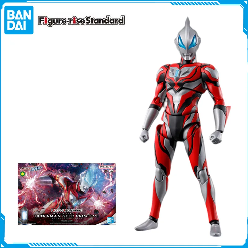 

In Stock Bandai Figure-rise Standard ULTRAMAN GEED Primitive Original Anime Figure Model Toys for Boy Action Collection Doll Pvc