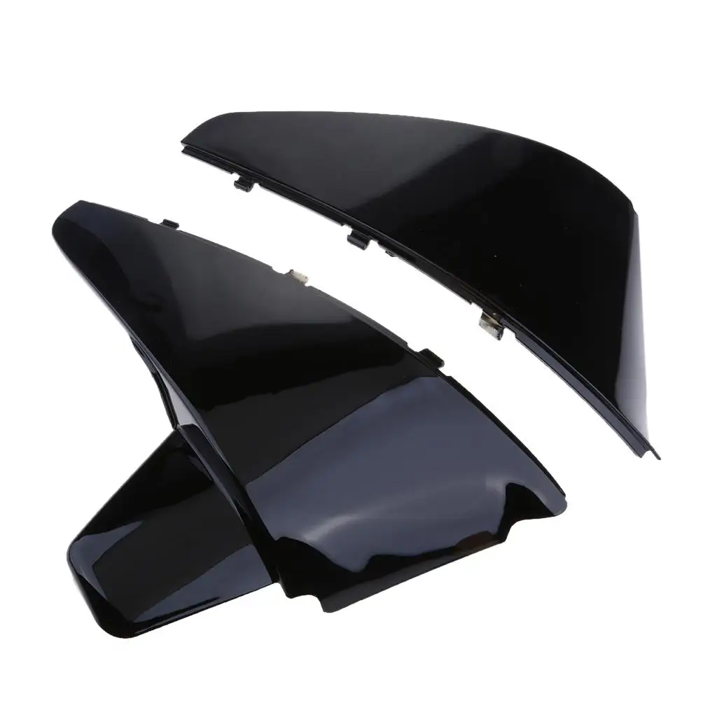 1 Pair Plastic Battery Side Fairing Cover for Honda Shadow VLX 600 1988-1998 Series Black