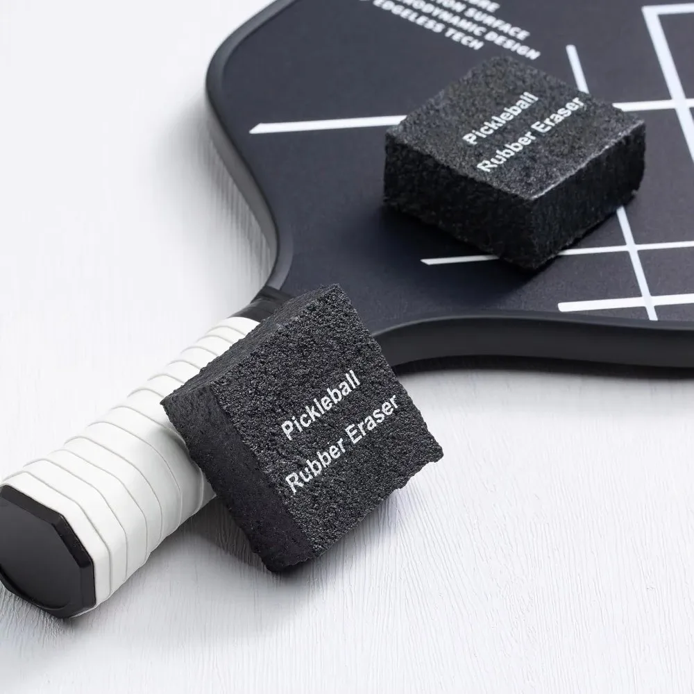 

Rubber Pickleball Paddle Eraser Quick Effective Effortless Residue Removal Paddle Dust Remover Carbon Fiber Cleaner