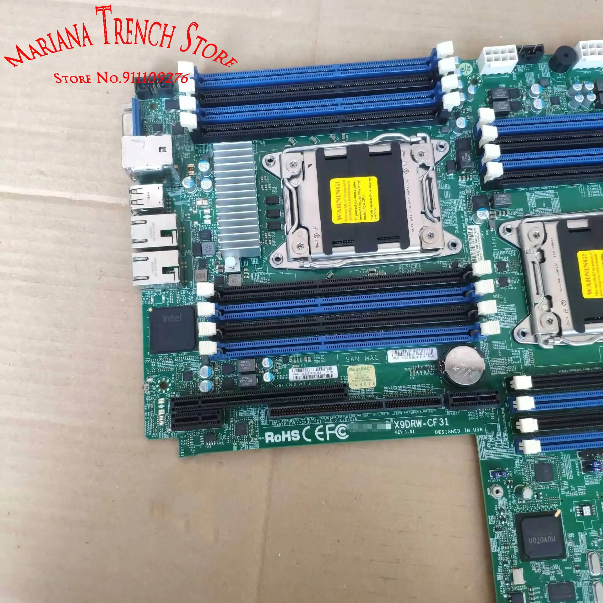 X9DRW-CF31 for Supermicro Motherboard LGA2011 Xeon E5-2600 V1/V2 Family DDR3 8x SAS3 (12Gbps) Ports via AOM