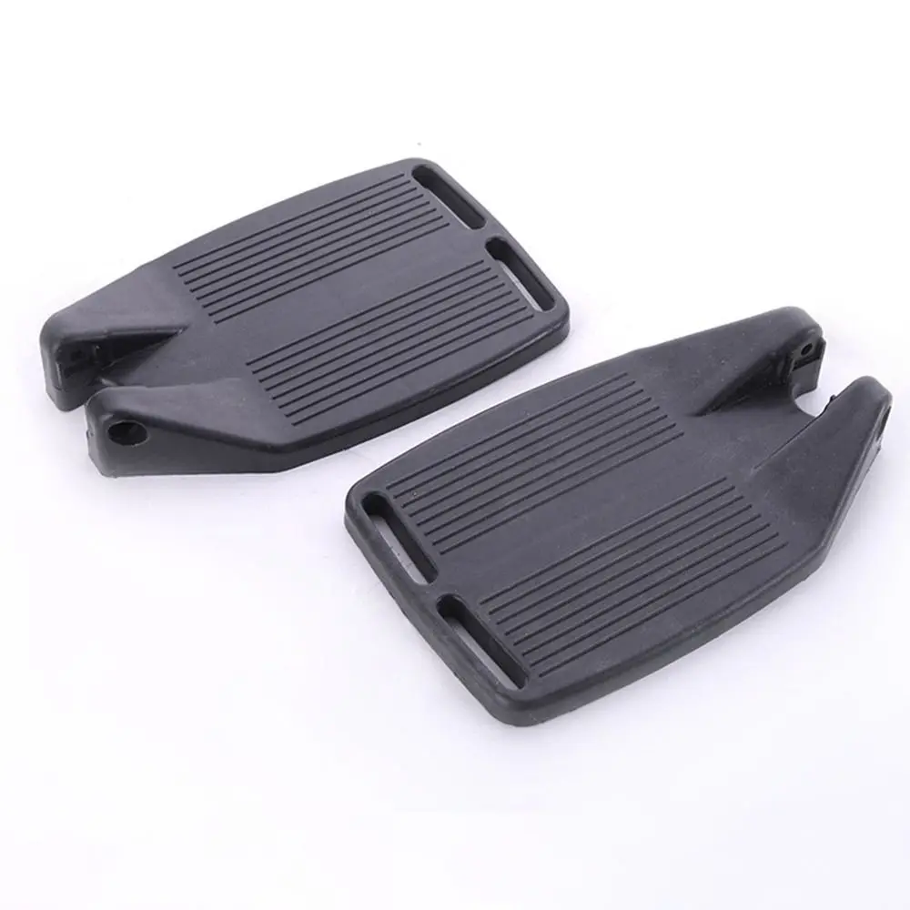 1Pair Non-slip Wheelchair Footrest Pedal Replacement with Leg Tube Wheelchair Footboard Foot Pad Pedal Wheelchair Accessories