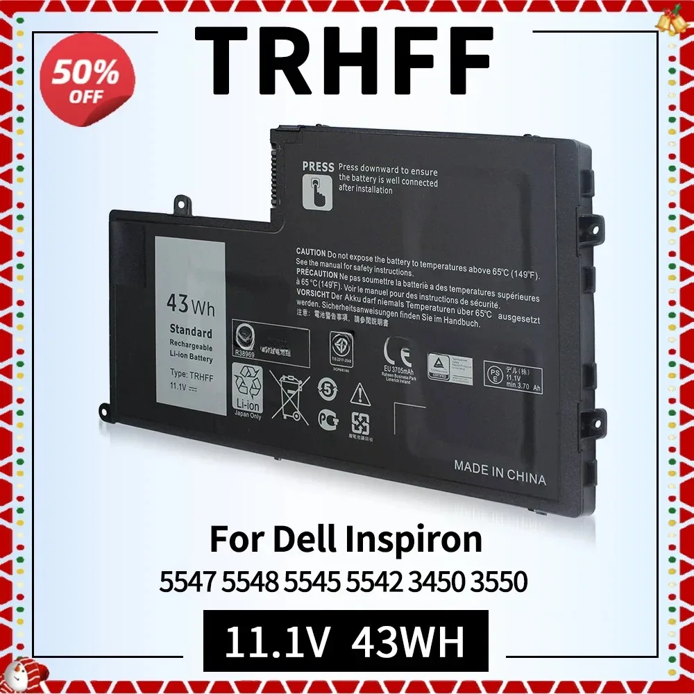 

TRHFF P39F P49G Laptop Battery for Dell Inspiron 15-5547 5547 5548 5545 5542 N5547 N5447 Latitude 14 3450 15 E3450 E3550 Laptop