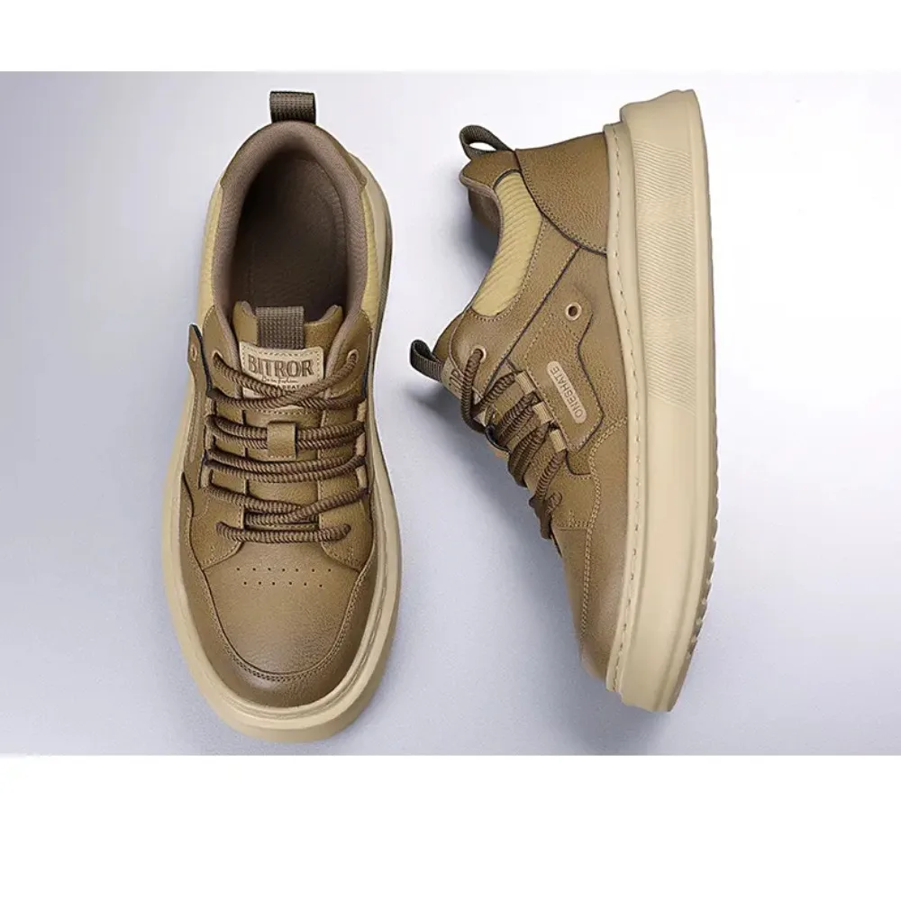 

fujin 7cm New Synthetic Leather Genuine Booties Motorcycle Boots Flats ZIP Ankle Booties Punk Mixed Color Platform Wedge Women