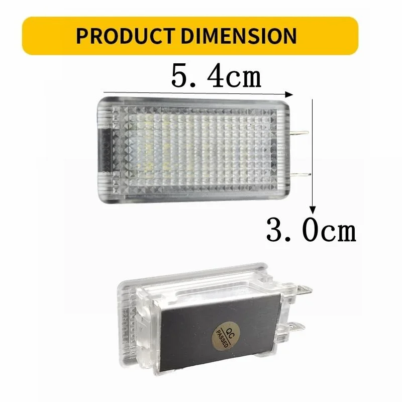 For Opel Astra Agila Insignia Omega Vectra Zafira LED Trunk Glove Box Boot Interior Light White Car Lamp Replacement Accessories