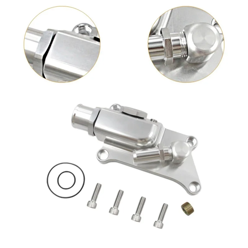 Reemplazo de carcasa de refrigerante superior de modificación de coche ingenioso y de alta calidad con codo recto para Honda Acura K20 Z3 K24 K Serie