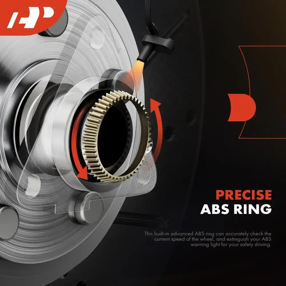 مجموعة محور العجلة الخلفية الأمامية ABS 6-Lug متوافقة مع VPG MV-1 2011-2012 قدرة تحميل عالية حل احترافي من الفولاذ