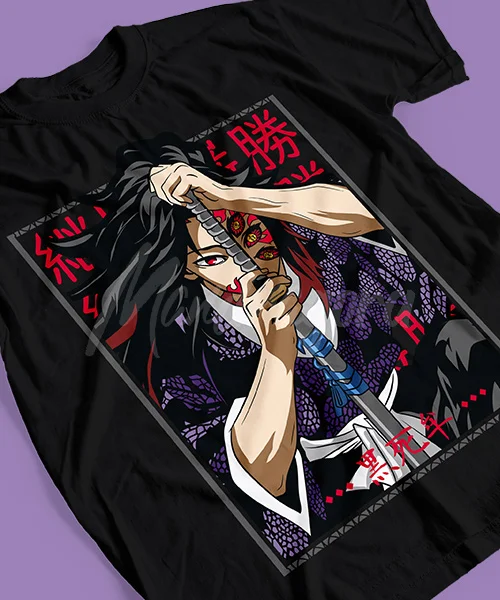 T-shirt For Anime Demon Slayer Kokushibo