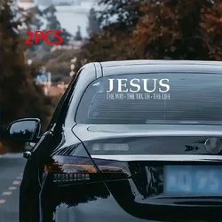 Jesus The Way The Truth The Life Christian Vinyl Decal Car Sticker