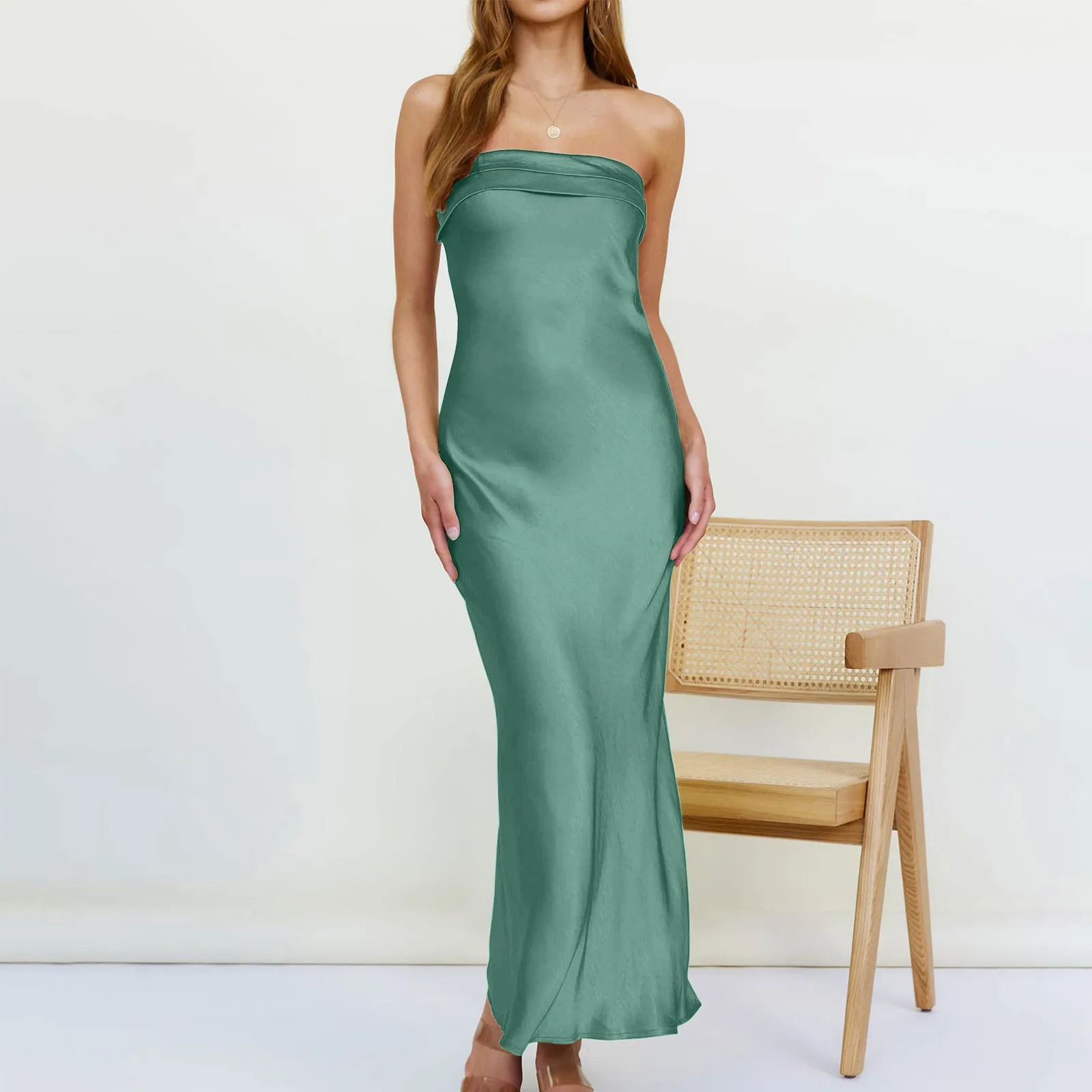 Women\'s Sexy Bustier High-Waisted Lift Evening Dresses Women\'s Temperament Elegant Fashion Fashion Casual Formal Dresses