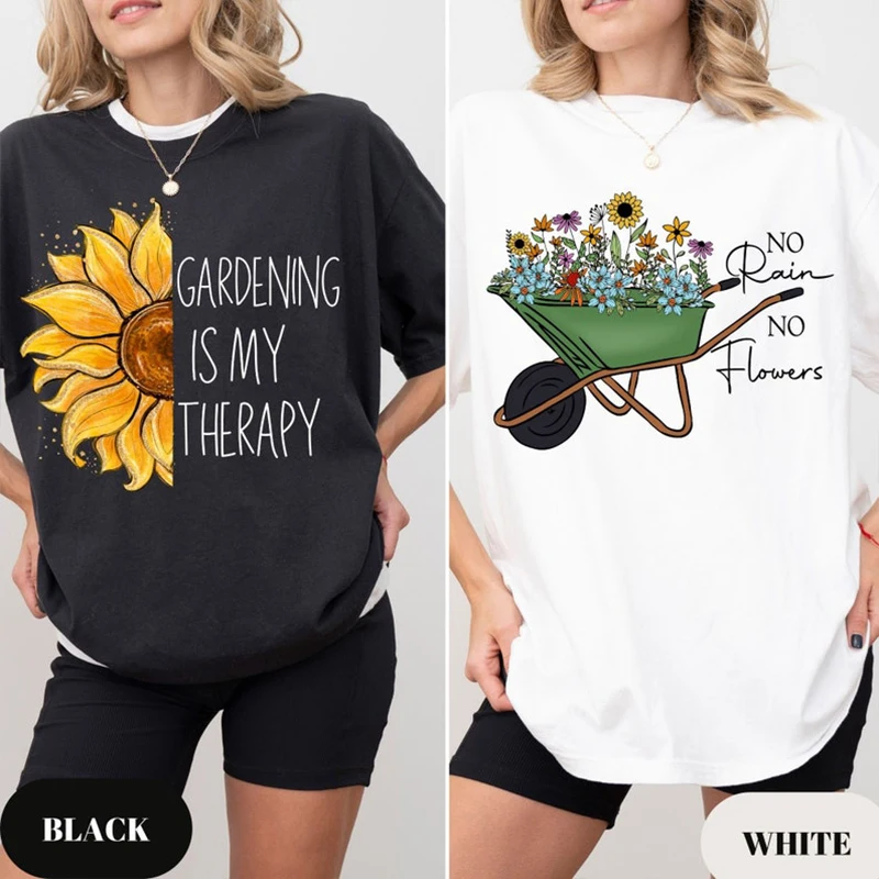 

Custom Garden Lover T Shirt I Will Be In My Office Printed Casual Tee Ideal Gift For Gardener Mother's Day Party Wear