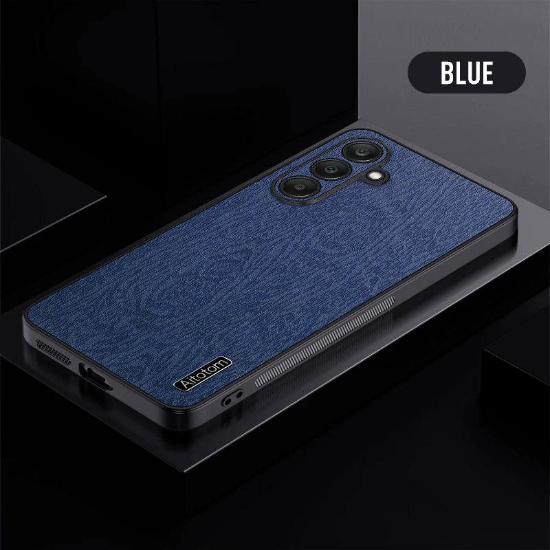 PU Leather Silicone Phone Case for Samsung Galaxy A25 A35 A55 M55 A05S A15 5G Full Lens Protection Soft Back Cover Cases