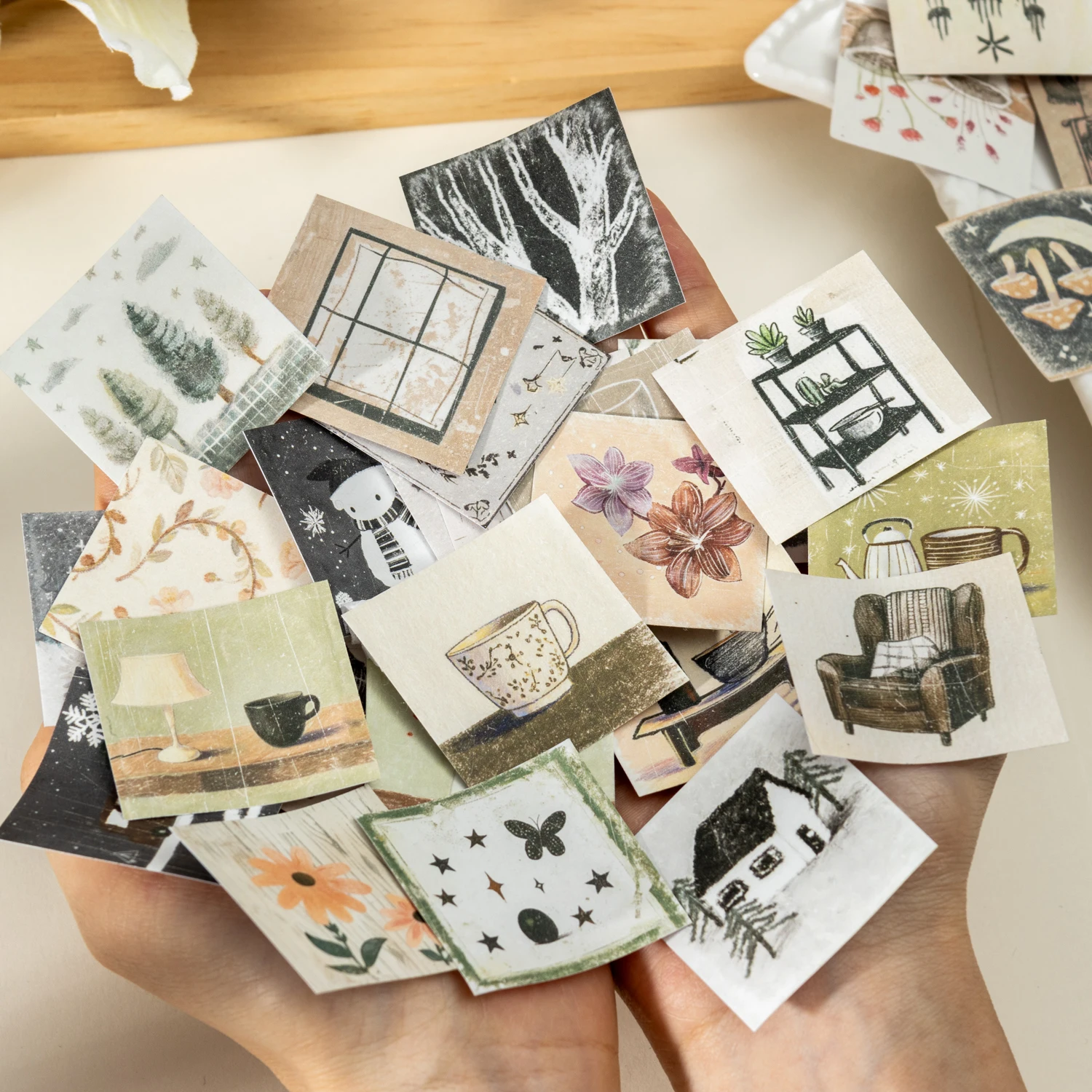 Seri Trinkets Bertekstur Buku  - Vintage Collectible Books ulasan dan harga