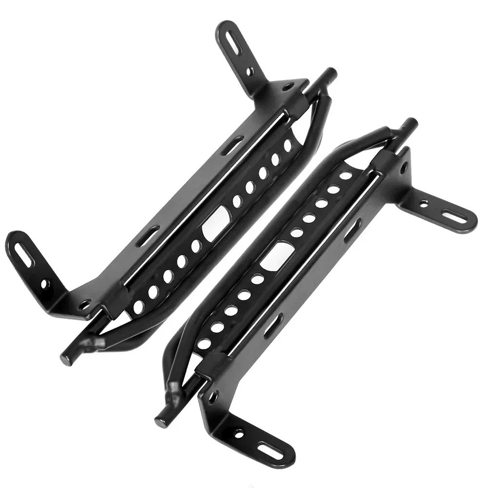 1pair Metal Side Pedal W186 For Traxxas For TRX-4 T4 For 1/10 Remote Control Crawler Shell Left Side Right Side Metal Step Pedal