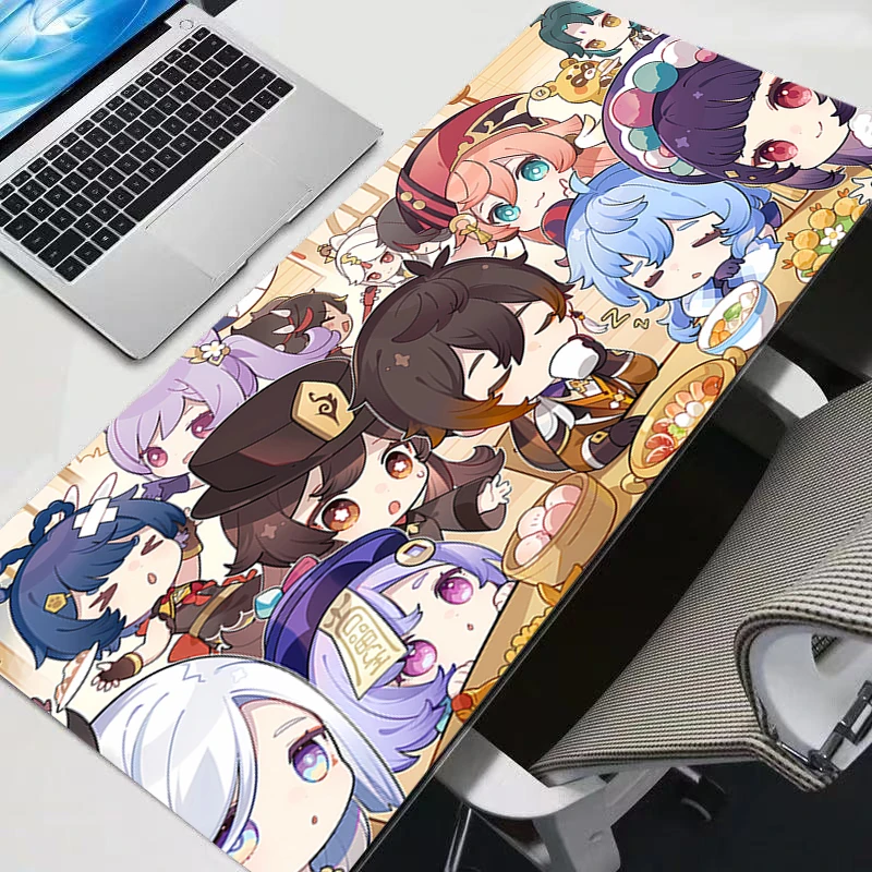 

Large Mouse Pad Office Desk Mats PC Gaming HD Print G-genshin Impact E-sports Players Accessories MousePads Laptop Keyboard Mat