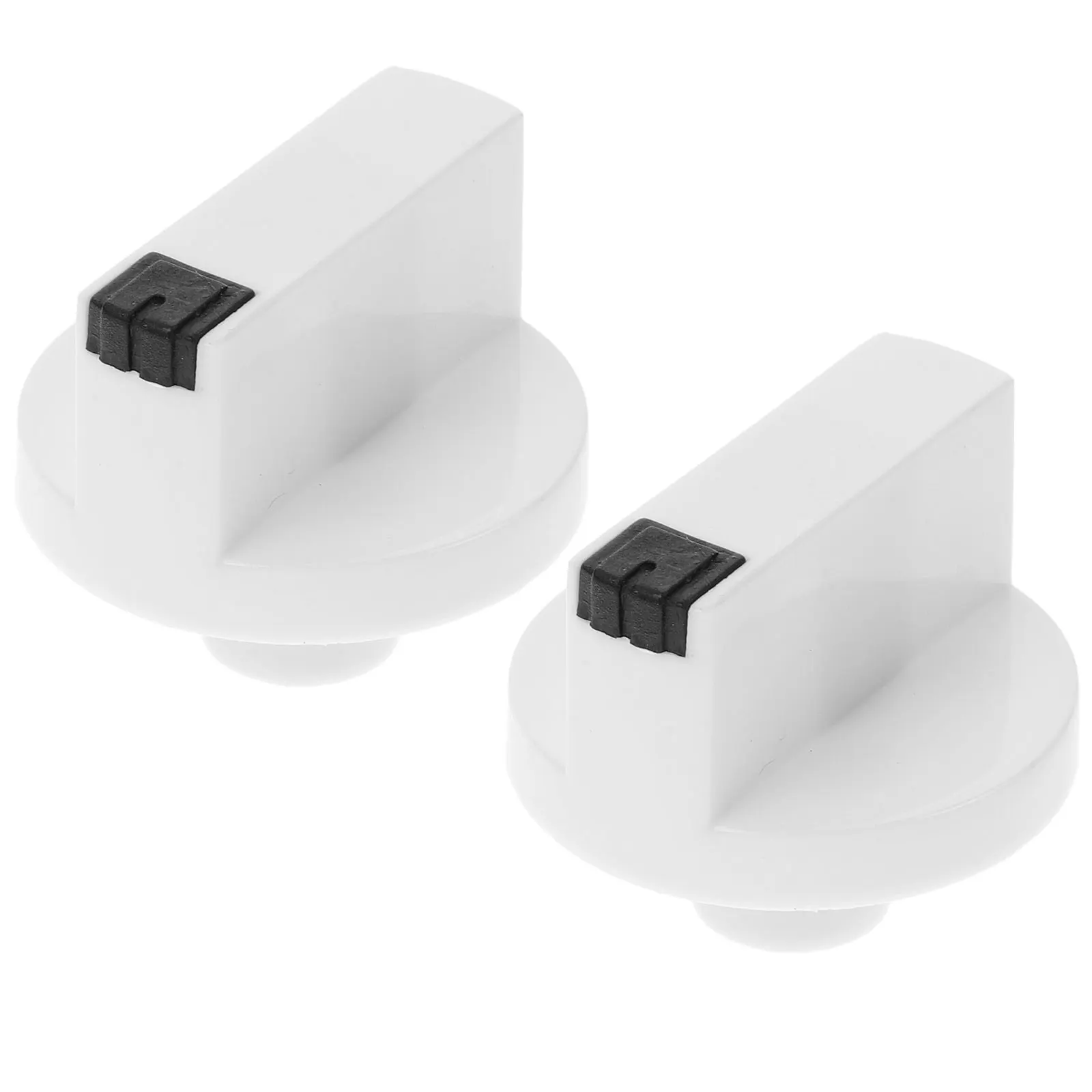 

2pcs Water Heater Knob Gas Control Stove White Burner Dial Temperature Adjustable Replacement Kitchen Accessories Durable