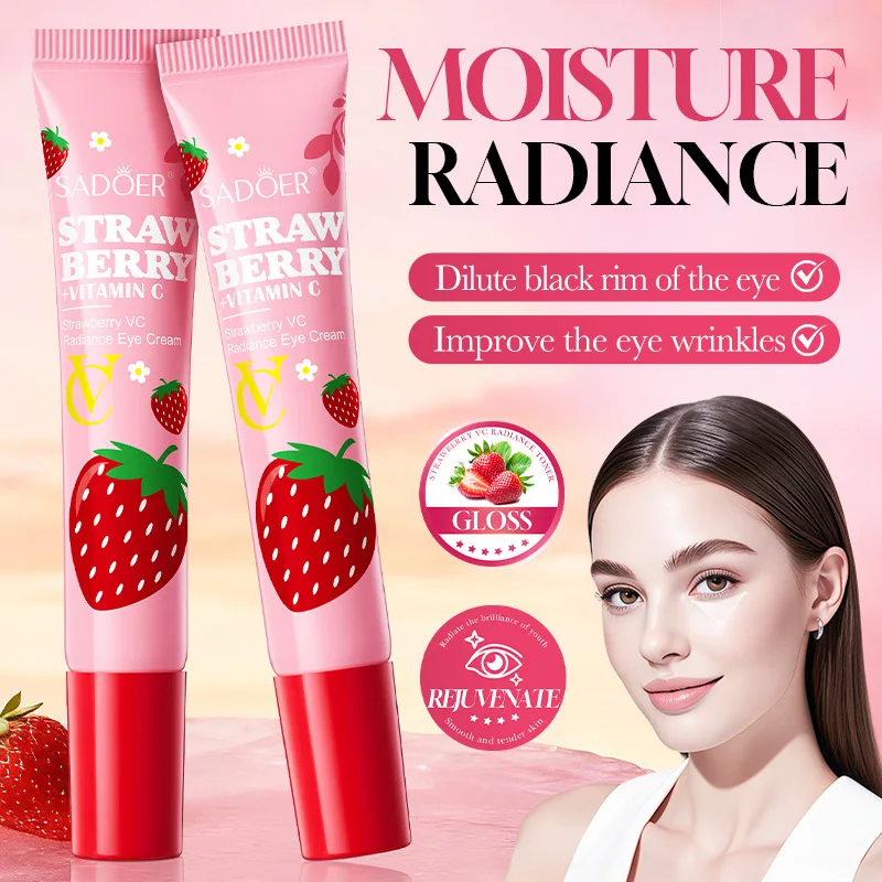 

Крем для глаз Strawberry VC Brightens Eyes: против морщин, лифтинг, укрепление, омоложение, от мелких морщинок, от отеков, от темных кругов, от тусклости, осветляющий.