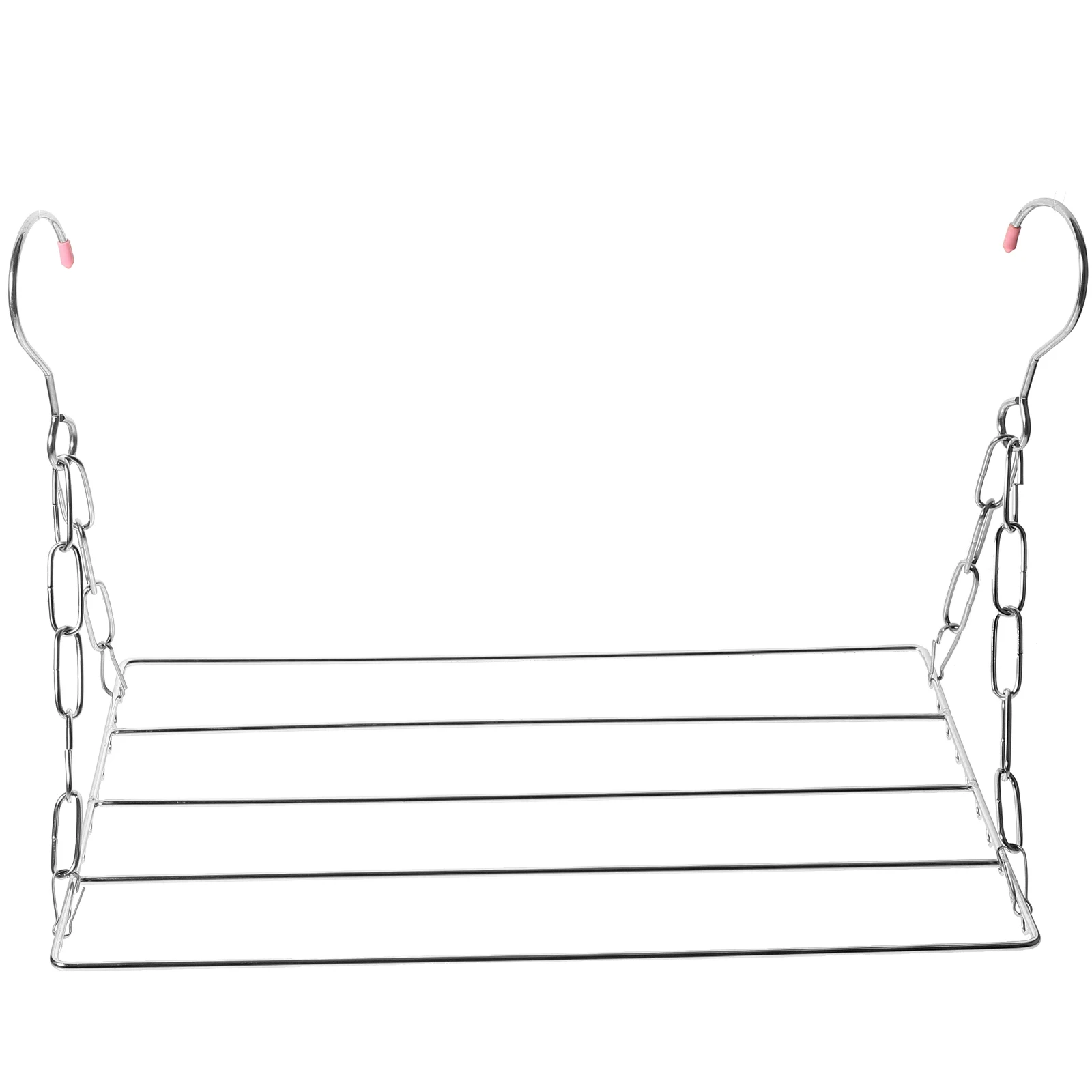 

Portable Balcony Stainless Steel Hanging Window Shoes Rack Outdoor Space Saving Laundry Drying Rack Foldable Clothes