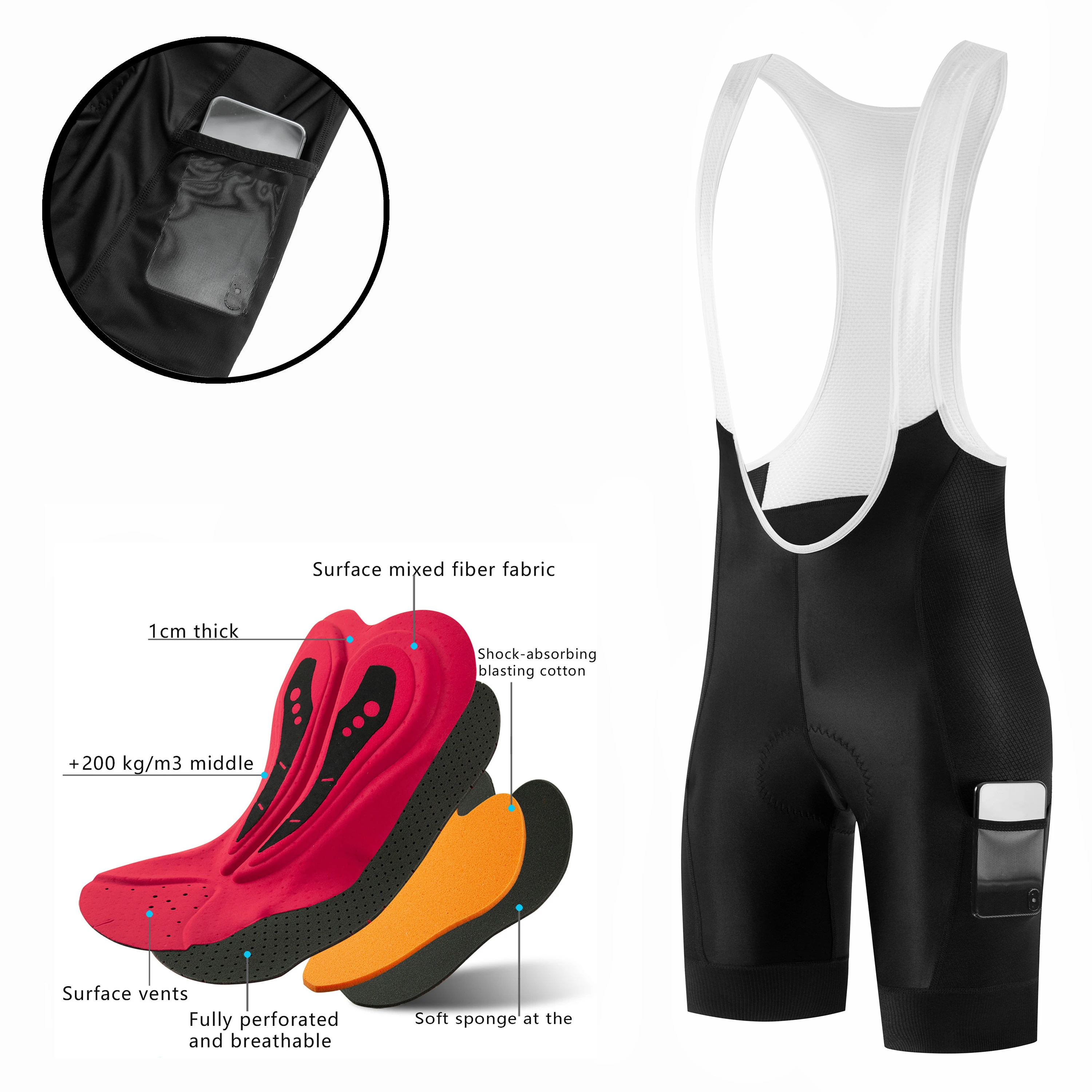 Pantalones cortos de ciclismo para hombre y mujer, ropa de bicicleta, almohadilla de licra, mallas profesionales de verano