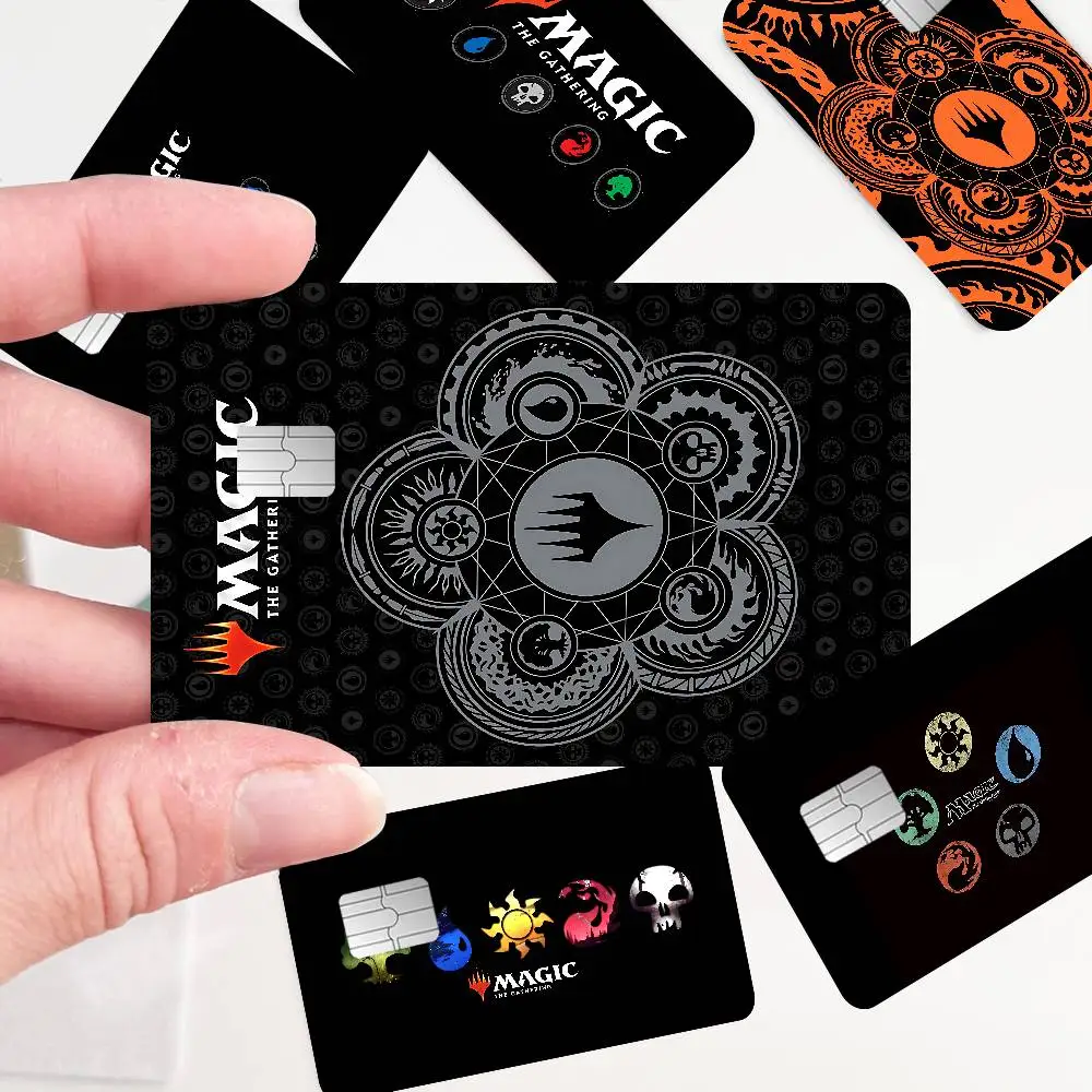 Gamer M-Magic The Gathering Anmie Anime Young Creidt Card Debit Card Sticker Film Case Front Tape For Small Big Chip No Chip