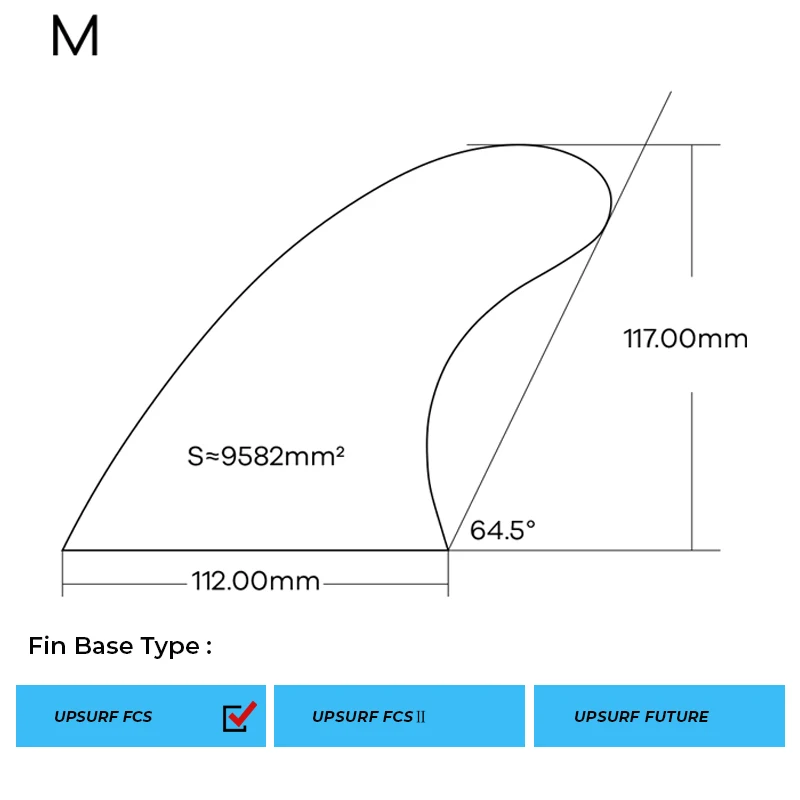 UPSURF FCS Fins G5 Honeycomb Surfboard Fins M Tri Fins Set Double Tabs Thruster Surf Fins Fiberglass Fins prancha de surf