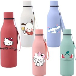 Nuova bottiglia isolata in acciaio inossidabile Kawaii sanhos da 550Ml Anime Kuromi My Melody Hellokittys tazza per acqua con isolamento freddo all'aperto