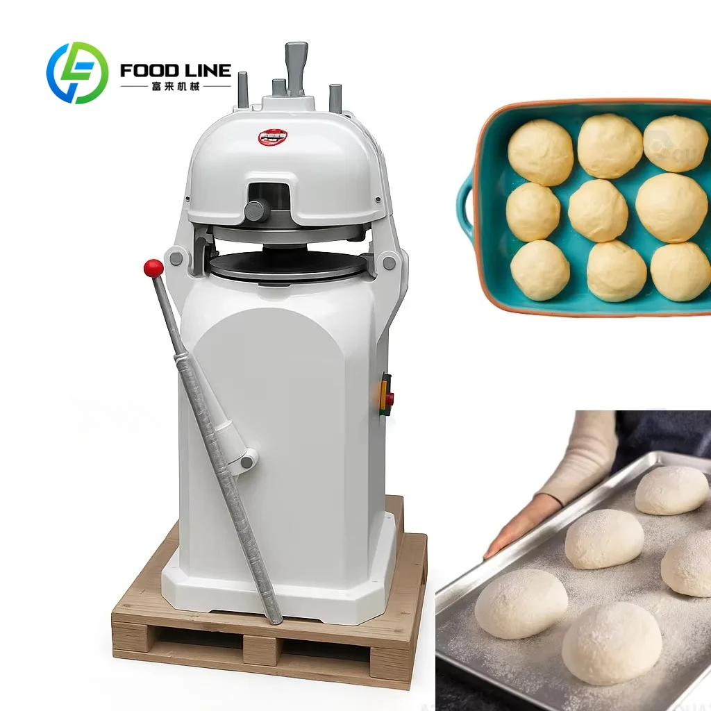 Commercial Semi‑Auto Pizza Dough Divider and Rounder Machine Bakery Dough Ball Forming Machinery Customized