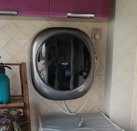 RV Mini Wall-mounted Automatic Drum Washing Machine With Dryer For Caravan