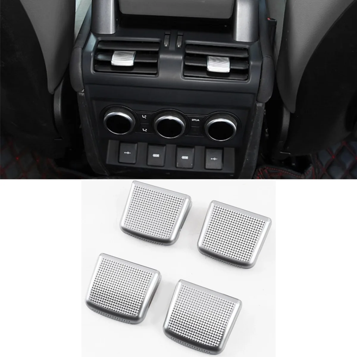 Air Conditioning Vent Adjustment Rod Cover Decorative Sequin Interior Modification For Land Rover Defender 90 110 2020-2024
