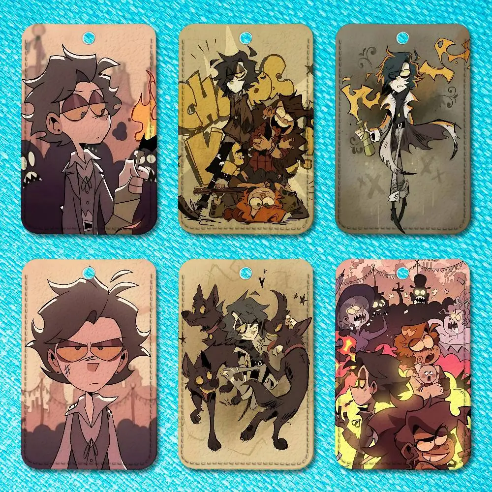 حامل مفاتيح حجري على شكل R-Ramshackles-S لبطاقات العمل والبنوك والطلاب وحافظة واقية لبطاقات الحافلات