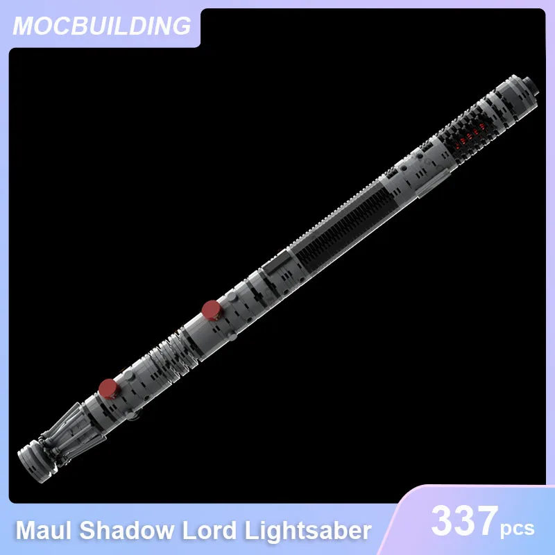 

MOC Building Blocks Maul Shadow Lord Lightsaber Model DIY Assemble Bricks Space Creative Collection Display Toys Gifts 337PCS
