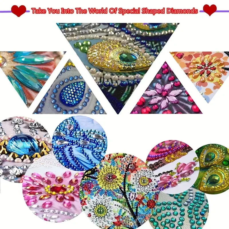 DIY Special Shaped Drill Diamond Painting Butterfly Crystal Embroidery Mosaic Cross Stitch Kits Home Decor Hand Made