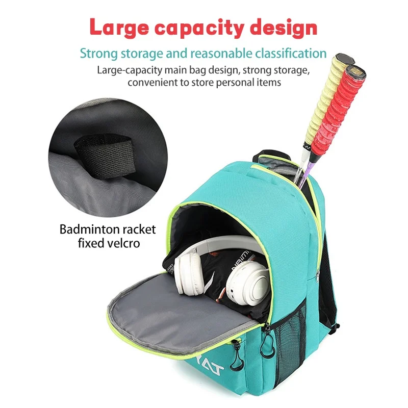 YWYAT Children Bag Tennis Racket Backpack Badminton Backpack Kids Large Capacity Racket Storage Bags Boys Girls Kids Backpack