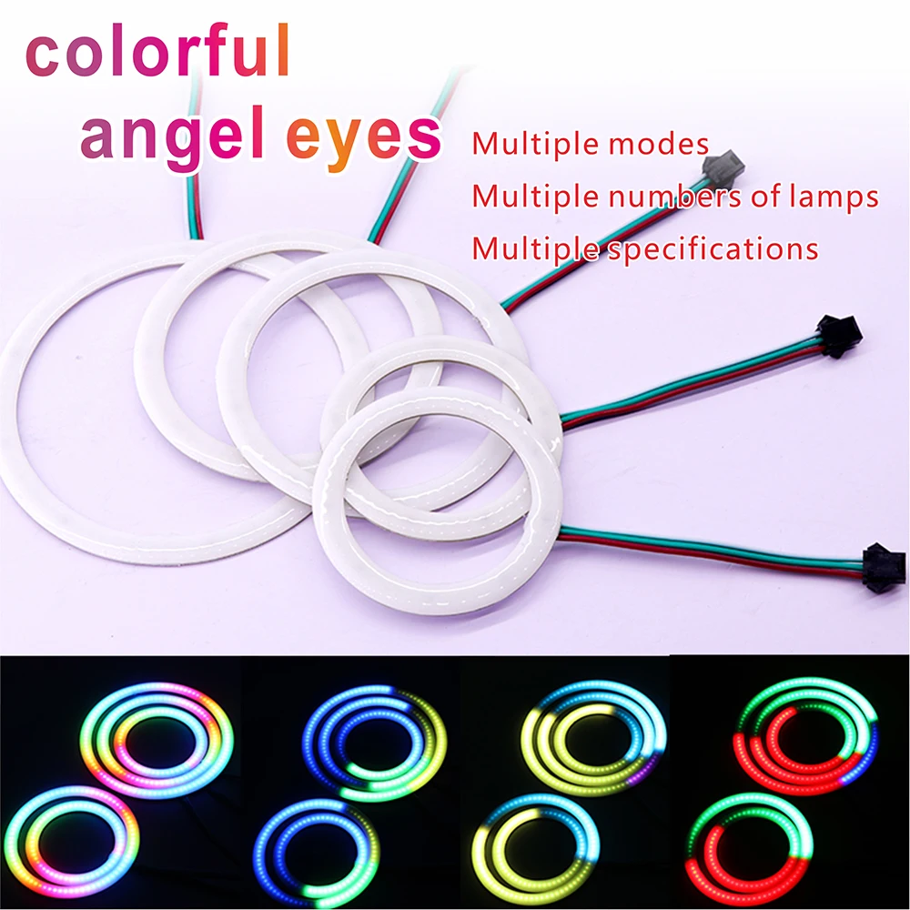 WS2812B LED Pixel Ring 18/36/54/72/90Leds Individually Addressable WS2811 Built-in IC Smart DC5V Rgb FCOB PCB