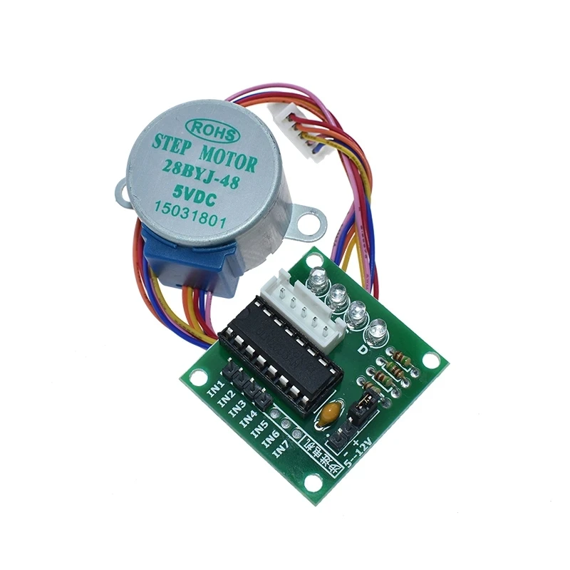 1LOTS 28BYJ-48-5V 4 phase Stepper Motor+ Driver Board ULN2003 for Arduino 1 x Stepper motor +1x ULN2003 Driver board