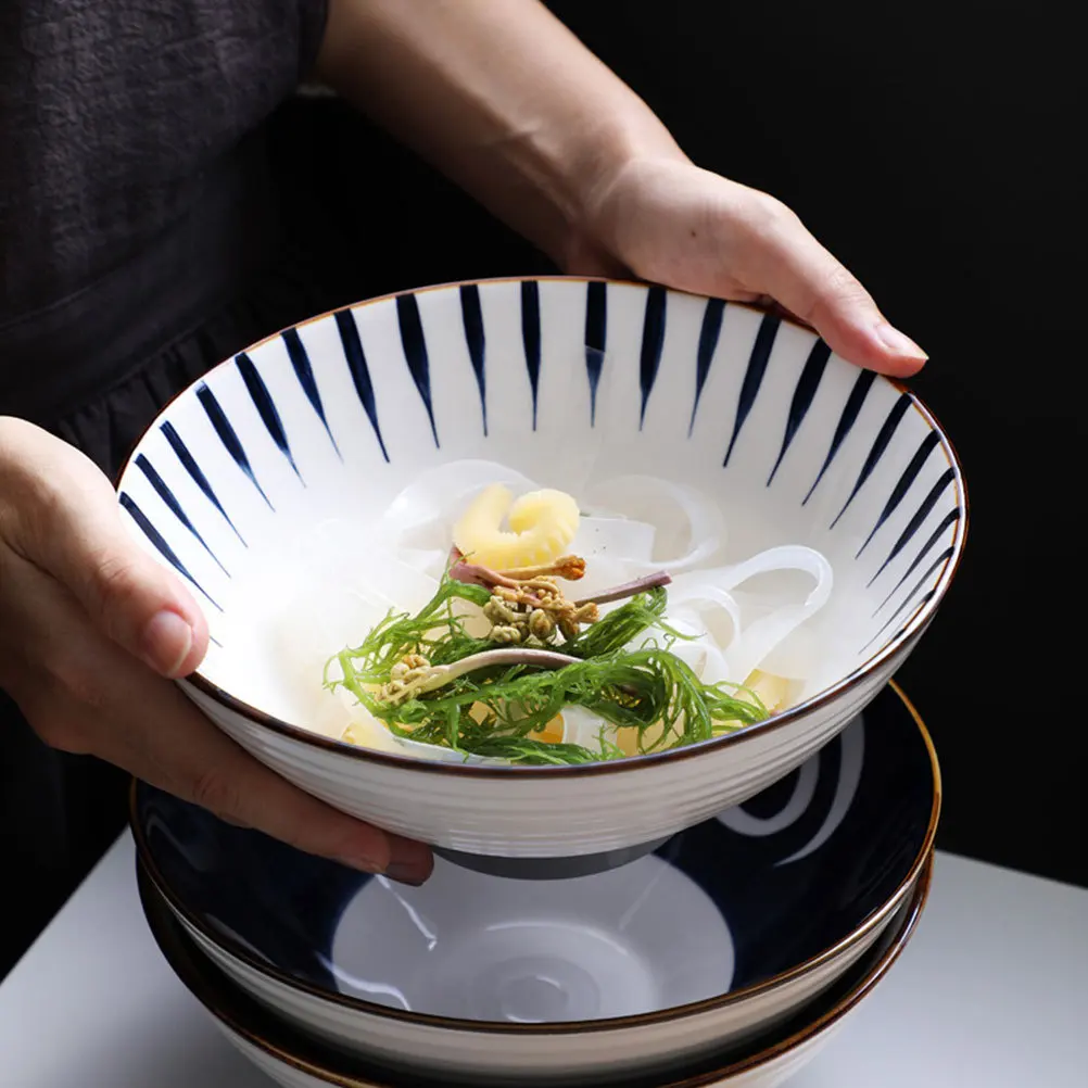 

ceramic bowl Soup bowl Ramen container Japanese Style bowl serving Food Container
