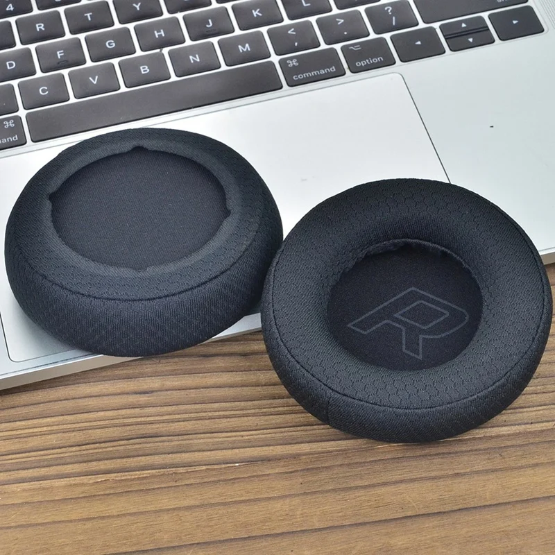 Replacement Ear Pads For 1More Spearhead VR H1005, H1006 PRO,H1707 Headphones - Comfortable Earmuff Covers In Material