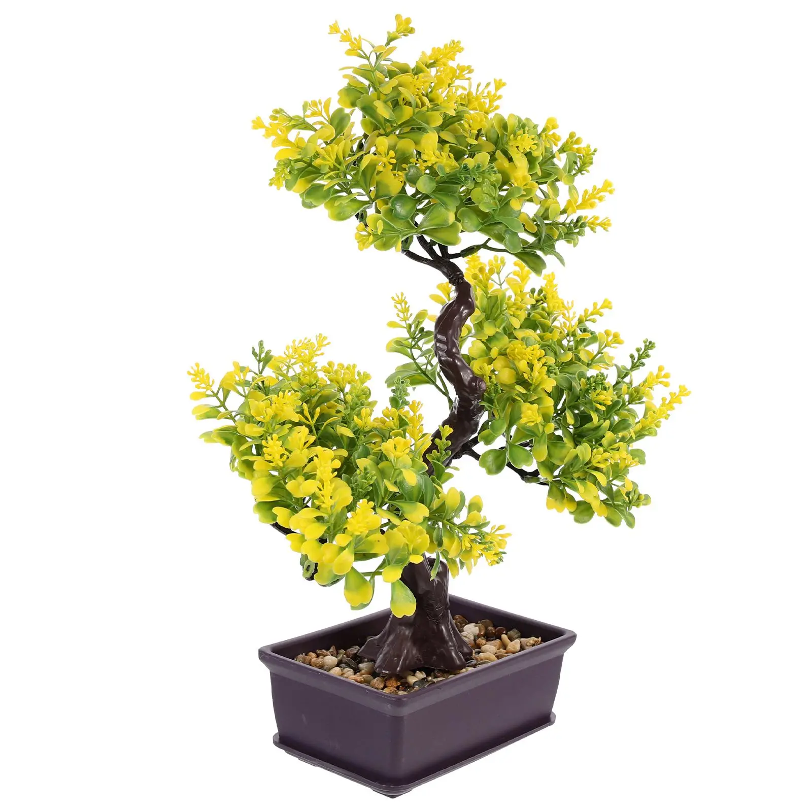 

Artificial Bonsai Simulation Green Plants Fake Potted Indoor Decor Desktop Plants Adornments Crafts Gifts
