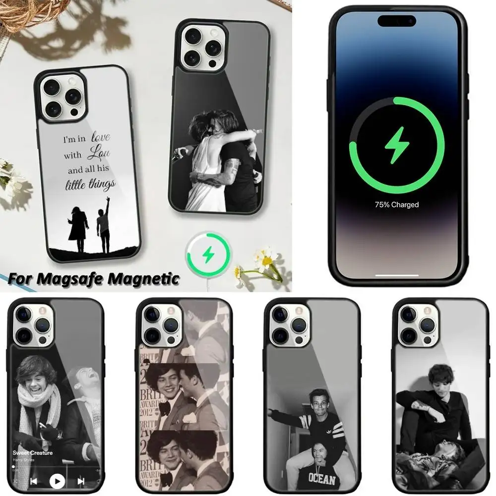 

Larry Stylinson Gay Singer Phone Case For iPhone 16,15,14,13,12,11,Plus,Pro,Max,Mini Magsafe Magnetic Wireless Charging