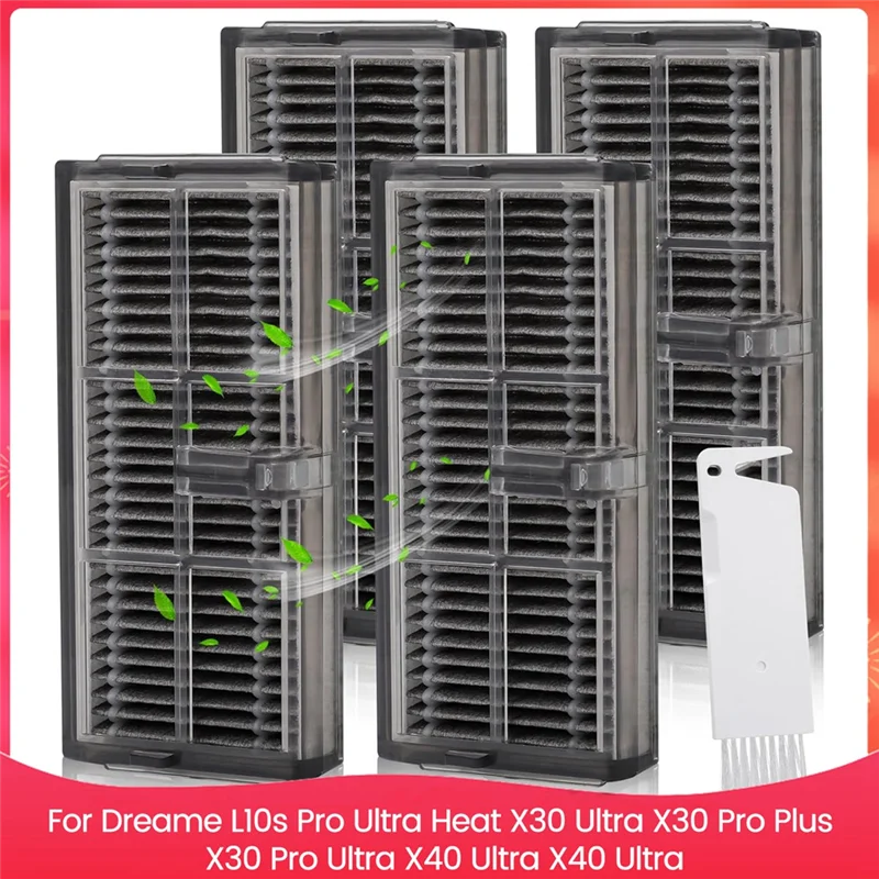 AB43-HEPA Filter Accessories For Dreame L10s Pro Ultra Heat X30 Ultra X30 Pro Plus X30 Pro Ultra X40 Ultra Vacuum Filters