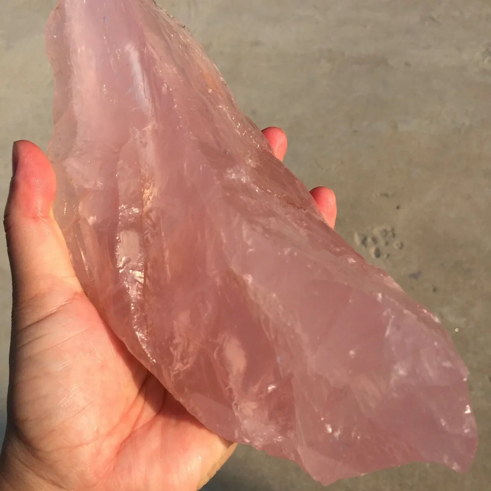 

Natural Rose Quartz Raw Stone Reiki Healing. Wishing Stone Gift