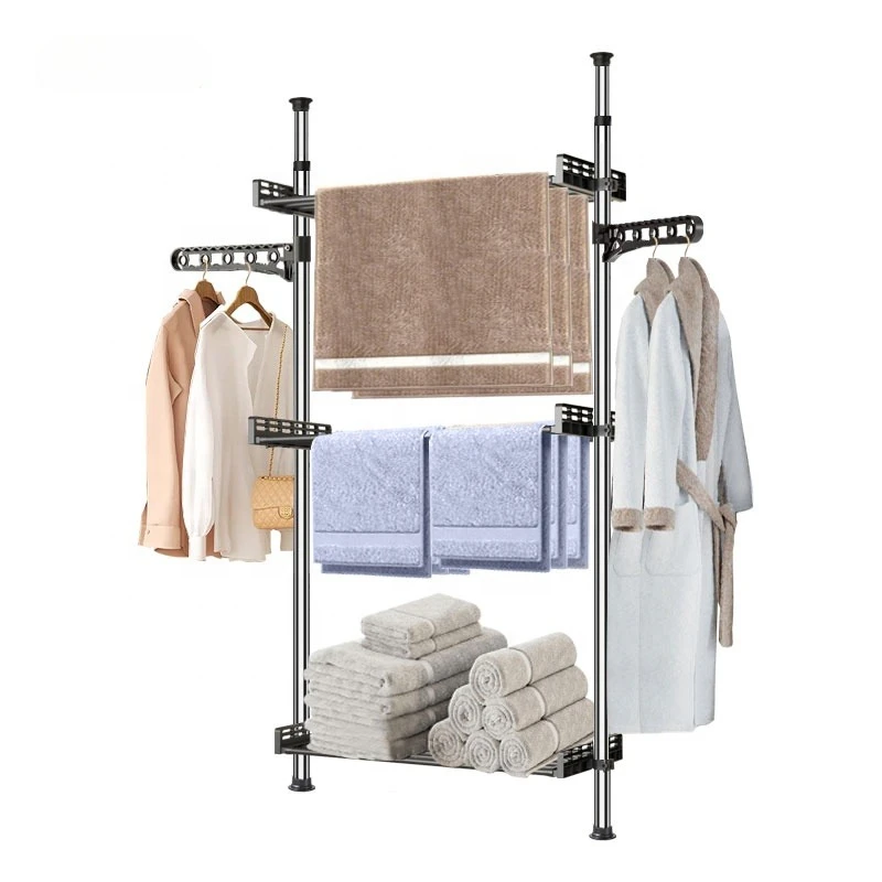 

Heavy-duty laundry drying rack drying rack window retractable drying rack